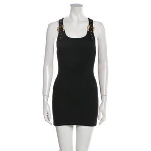 Versace Jeans Collection scoop neck mini dress